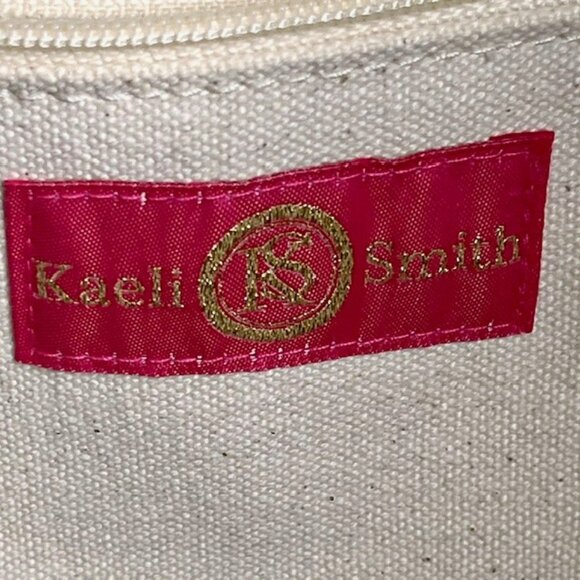 Kaeli Smith Canvas Tote Bag - Wilmington Country Club - Blue/Pink - 22x15” - Picture 8 of 10